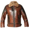 Wesley Brown B3 Aviator Sheepskin Leather Jacket