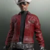 Western Cowboy PUBG Red Leather Jacket