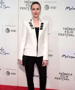 Westworld Evan Rachel Wood White Blazer