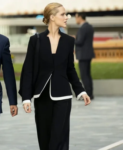 Westworld S03 E4 Evan Rachel Wood Black Blazer