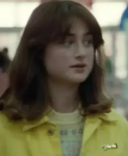 White Noise Raffey Cassidy Cotton Yellow Jacket
