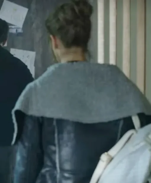 Who Killed Sara Elisa Inner Shearling Leather Jacket