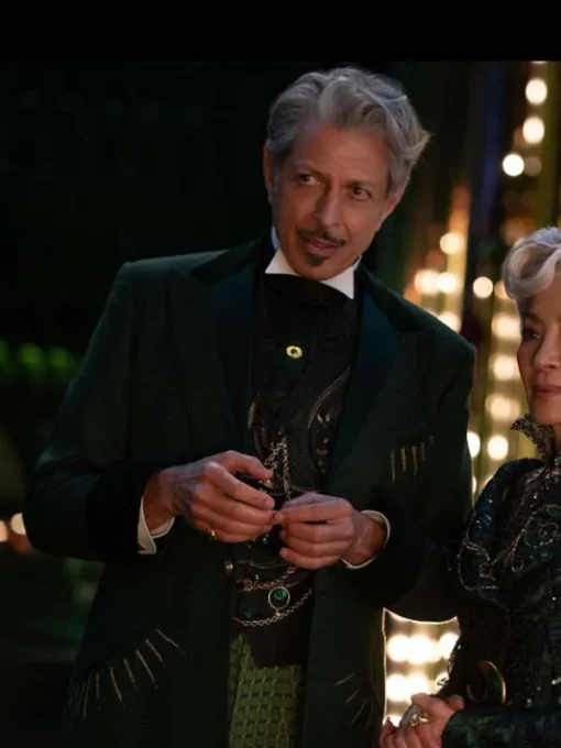Wicked 2024 Jeff Goldblum Green Blazer