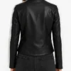 Women Biker Leather Jackets Stripes