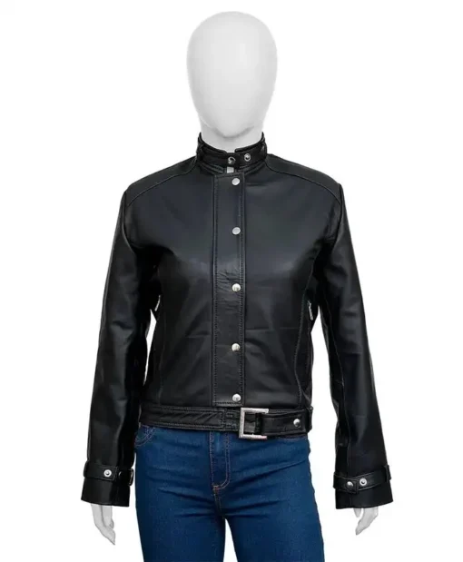 Women Black Leather Jacket