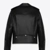 Women Classic Double Zip Studd Leather Jacket