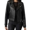 Women Classic Leather Jacket Siag