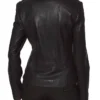 Women Classic Leather Jacket Tina