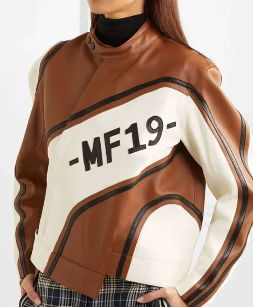 Women Ezzah MF19 Biker Sheepskin Leather Jacket