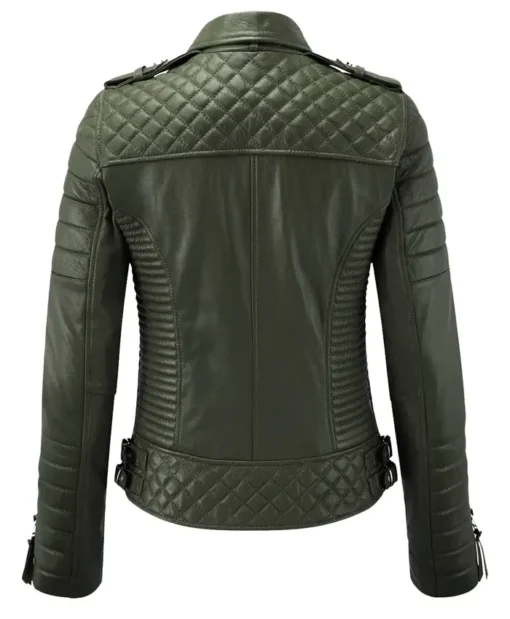Women Leather Biker Jackets Oliya