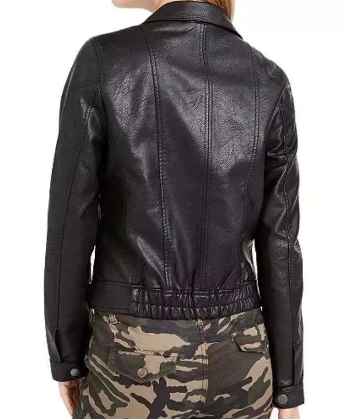 Womens Classic Petrina Leather Jacket