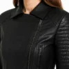 Womens Leather Jacket Biker Nicha