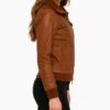 Womens Super Mekway Bomber Leather Jacket