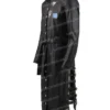 Womens Video Game Black PUBG Leather Coat