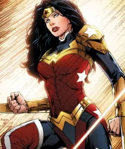 Wonder Woman Diana of Themyscira Leather Jacket