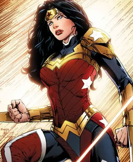 Wonder Woman Diana of Themyscira Leather Jacket