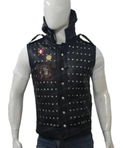 Wrench Watch Dogs 2 Video Game Studded Leather Vest