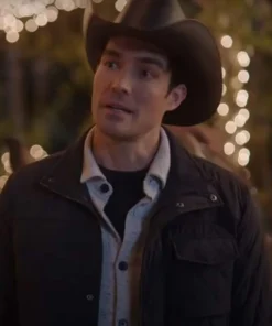 Wyatt Burwall Dashing in December Black Jacket