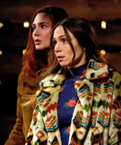 Wynonna Earp S04 Waverly Multicolor Fur Coat