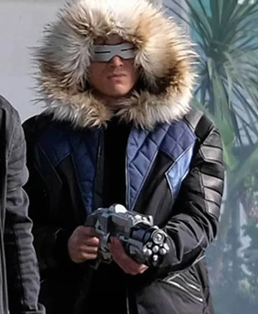 X Leo Snart Crisis On Infinite Earths Fur Parka Coat
