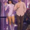 Xochitl Gomez Dancing With The Stars Purple Coat