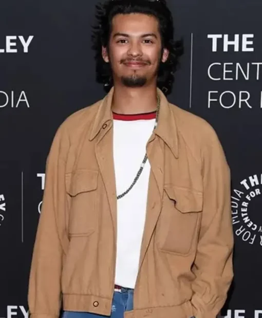 Xolo Maridueña Cobra Kai Event Brown Cotton Jacket