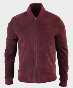 Yahya Abdul-Mateen II Black Mirror Karl Maroon Leather Jacket
