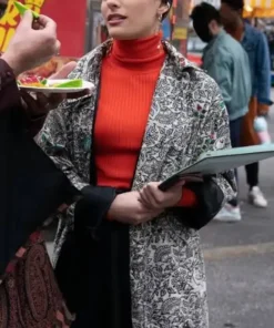 Yasmeen Fletcher Ms. Marvel Floral Cotton Coat