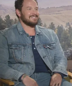 Yellowstone Cole Hauser Blue Denim Trucker Jacket