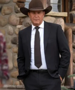 Yellowstone John Dutton Black Blazer Jacket