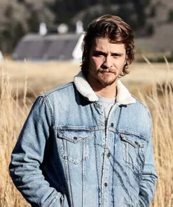 Yellowstone Kayce Dutton Blue Denim Trucker Jacket