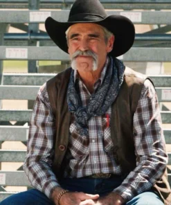 Yellowstone Lloyd Pierce Distressed Brown Leather Vest