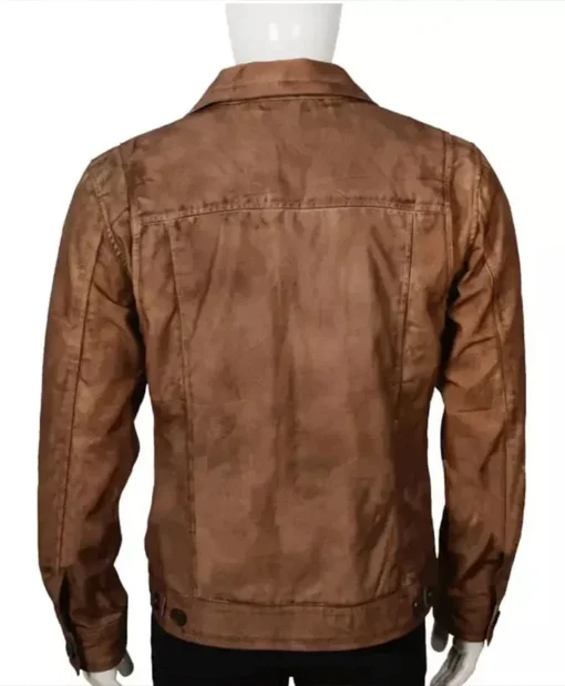 Yellowstone Luke Grimes Cotton Jacket Back
