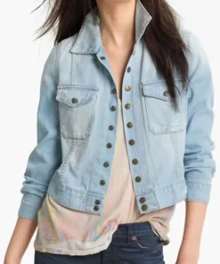 Yellowstone Monica Dutton Blue Trucker Jacket