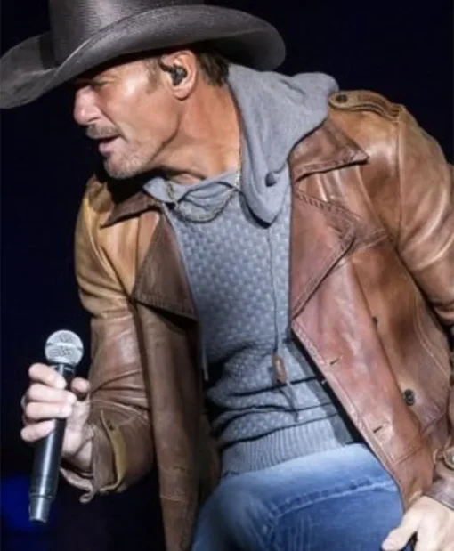 Yellowstone Origin 1883 James Dutton Brown Leather Trench Coat