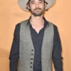 Yellowstone Ryan Bingham Grey Wool Vest