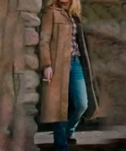 Yellowstone S02 Beth Dutton Leather Trench Coat