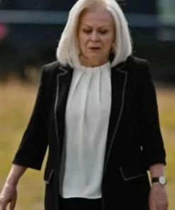 Yellowstone S04 Caroline Warner Black Blazer Coat