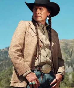 Yellowstone S04 Mo Brings Plenty Brown Cotton Jacket