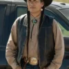 Yellowstone S04 Mo Brings Plenty Distressed Brown Leather Vest