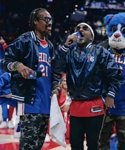 Ying Yang Twins 76ERS Letterman Varsity Jacket