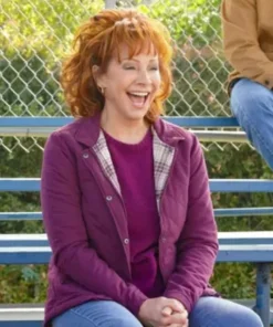 Young Sheldon S03 Reba McEntire Purple Quilted Jacket