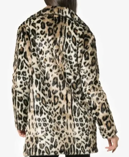 Younger S06 Lauren Heller Cheetah Print Coat