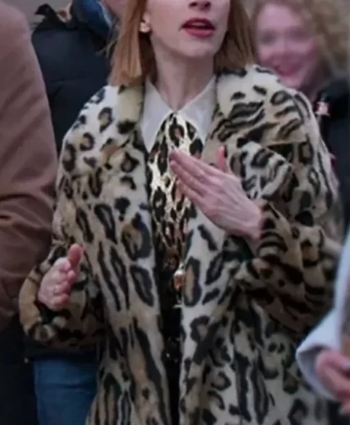 Younger S06 Lauren Heller Cheetah Print Coat