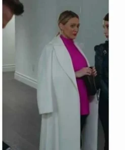 Younger S07 Kelsey Peters White Wool Coat