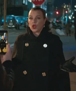 Younger Season 7 Maggie Black Cape Coat