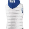 Zachary Indianapolis Colts Hooded Puffer Vest