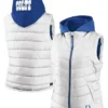 Zachary Indianapolis Colts Puffer Hooded Vest