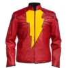 Zachary Levi Shazam Billy Batson Costume Leather Jacket