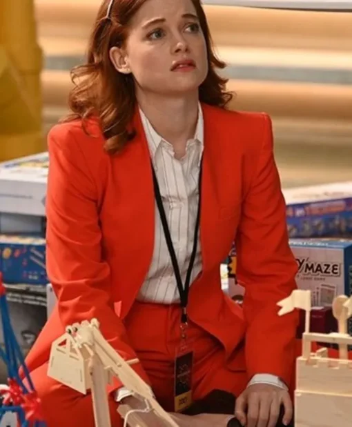 Zoeys Extraordinary Playlist Jane Levy Red Blazer